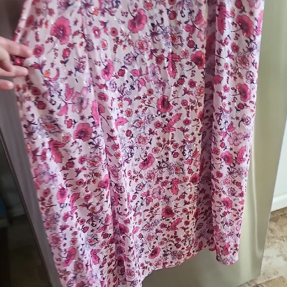 Torrid Pink and Purple Floral Tunic - Picture 6 of 6